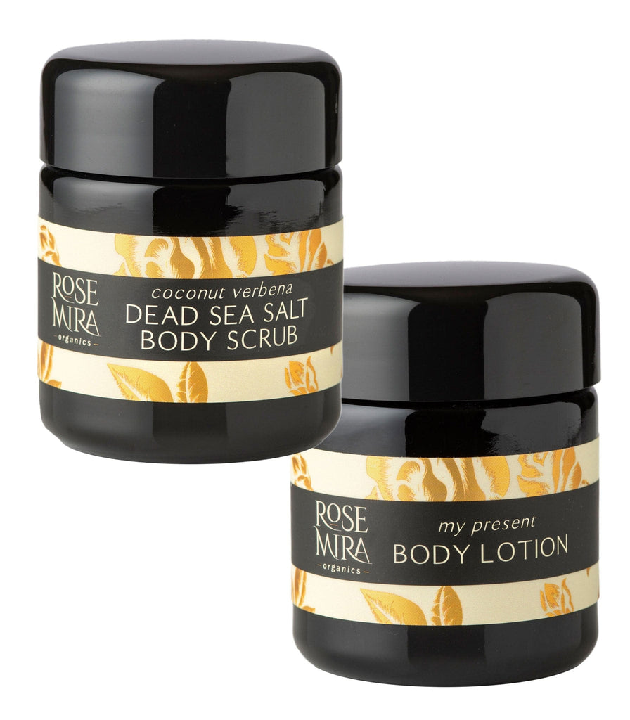 Limited edition bundle of body scrub and body lotion