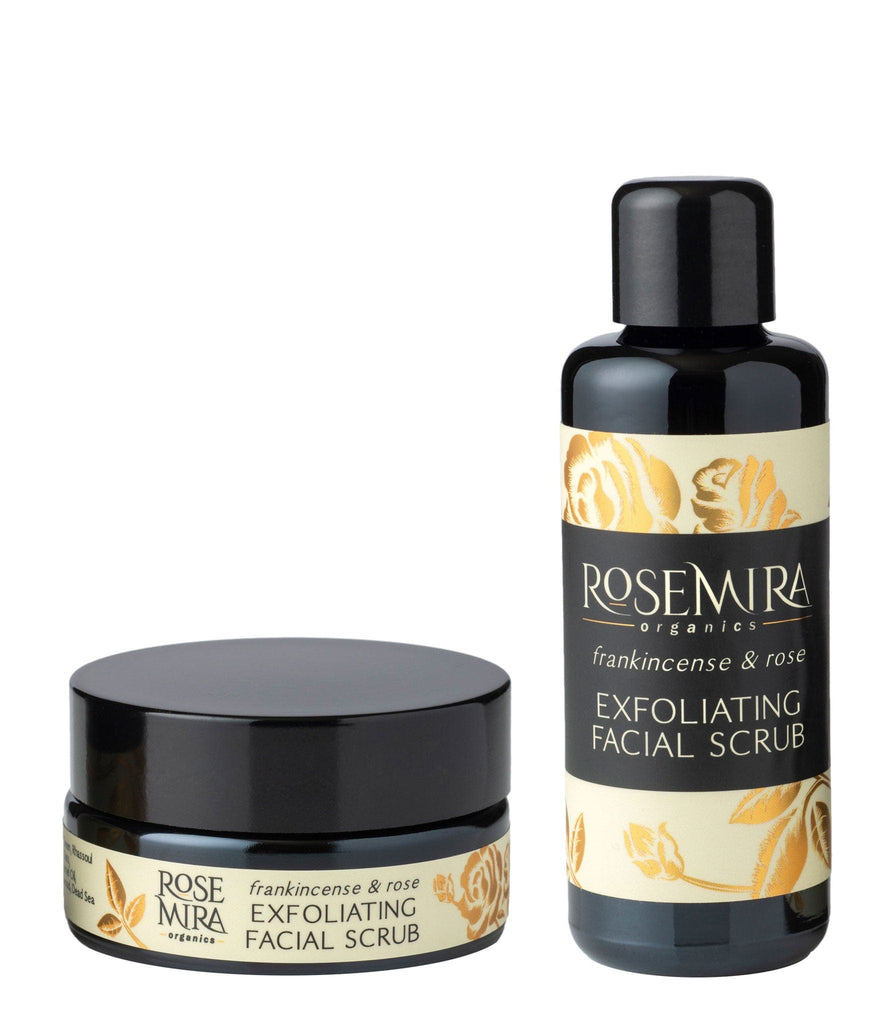 Frankincense & Rose Exfoliating Facial Scrub Masks & Scrubs Choose Size: 1.7 oz Powder & 1.7 oz Liquid - $58.00